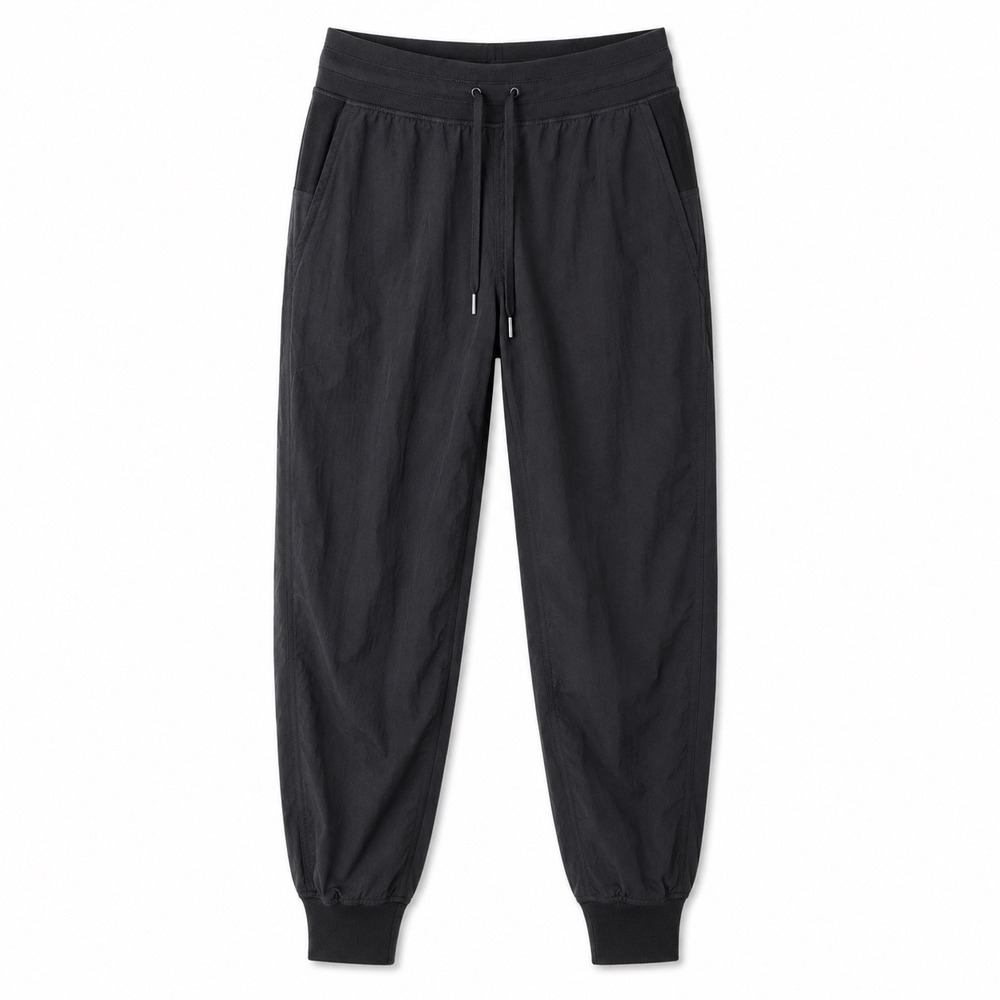 Lululemon Dance Studio Jogger Pants Black Graphite Grey Swift Ribbed Cuff 28"